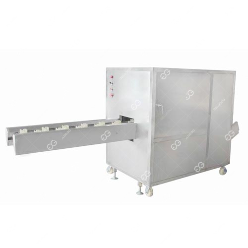 Máquina cortadora cóncava de raíz de ajo